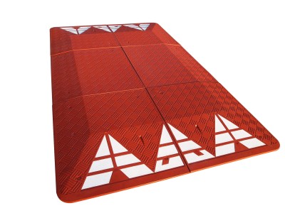 Próg zwalniający wyspa 4-segmentowy