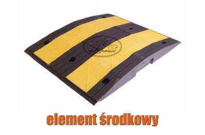 Próg podrzutowy z tworzywa z recyklingu 600x500x50