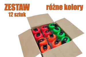 Zestaw 12 szt. aerozoli znakujących RÓŻNE KOLORY
