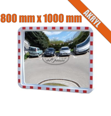 Lustro prostokątne akryl 800 x 1000 mm