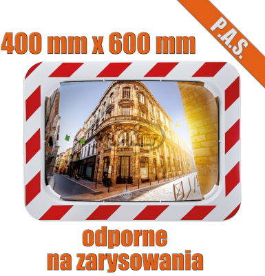 Lustro prostokątne P.A.S. 400 x 600 mm