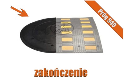 Zakończenie progu zwalniającego listwowego 7 cm
