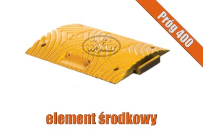 Żółty element środkowy progu podrzutowego
