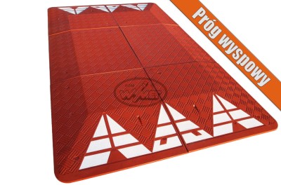 Próg wyspowy z czterech elementów