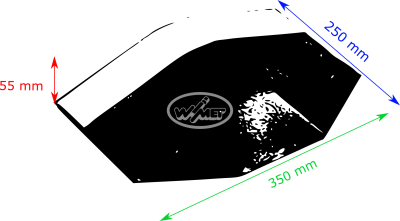 Wykaz wymiarów progu zwalniającego