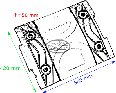Wykaz wymiarów progu zwalniającego