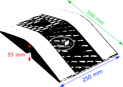 Wykaz wymiarów progu zwalniającego