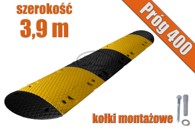 Próg podrzutowy 400 mm zestaw 3,9 m