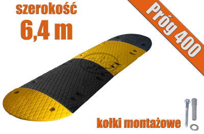 Próg podrzutowy 400 mm zestaw 6,4 m