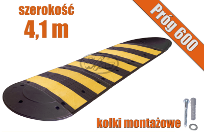 Próg podrzutowy 600 mm zestaw 4,1 m