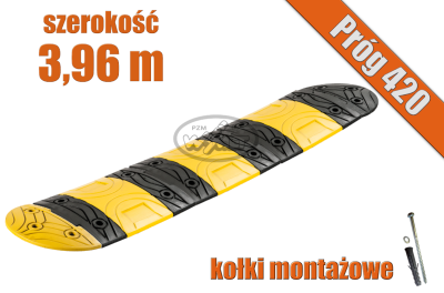 Próg podrzutowy salamandra zestaw 3,96 m