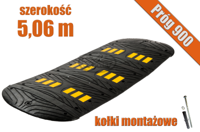 Próg zwalniający 900 mm zestaw 5,06 m