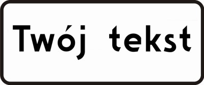 Lico malej tabliczki z tekstem białej