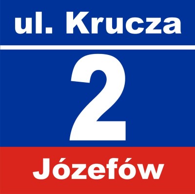 Wizualizacja - projekt tabliczki adresowej