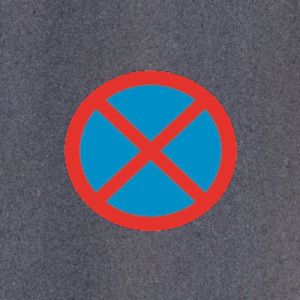 Piktogram kolorowy koło fi 0,8 m - termoznak