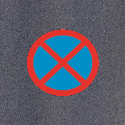 Piktogram drogowy znak okrągły