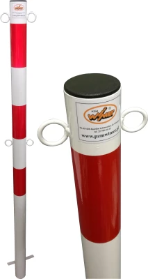 Słupek wygrodzeniowy U12b z dwoma oczkami