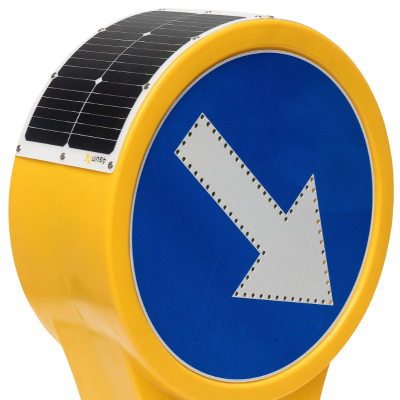Aktywny słupek U-5b 600 zasilanie solarn