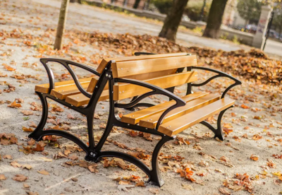 Ławka miejska Baltic duo z podłokietnikiem