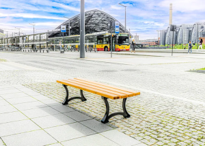 Ławka miejska Baltic bez oparcia