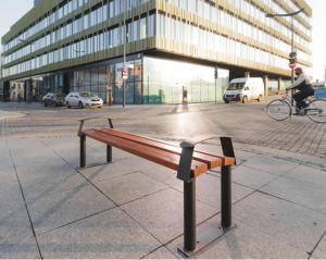 Ławka miejska Imperial bez oparcia