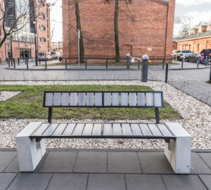 Ławka parkowa Verona WPC