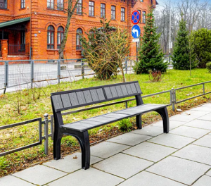 Ławka miejska Delta WPC