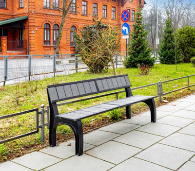 Ławka miejska Delta WPC