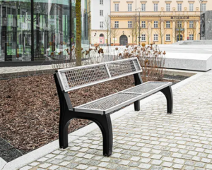 Ławka miejska Delta Solid