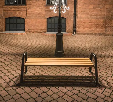 Ławka parkowa Titan bez oparcia