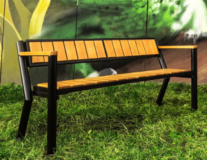 Ławka parkowa Warrior Prestige z podłokietnikiem