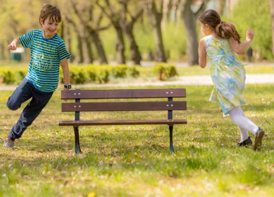 Ławeczka parkowa dziecięca Ptysio