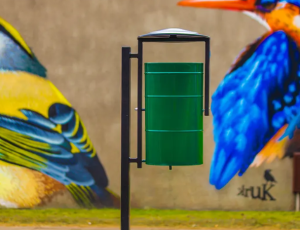 Kosz Metro z popielnicą