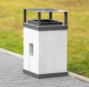 Kosz Verona z daszkiem