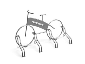 Stojak rowerowy "Rower" +wycinka laser