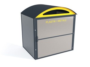 Zabudowa pod kontener śmieciowy II/1100l