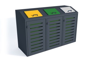 Zabudowa do pojemników na odpadki VII 3x120l