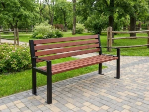 Ławka Prestigo z podłokietnikiem - 150cm