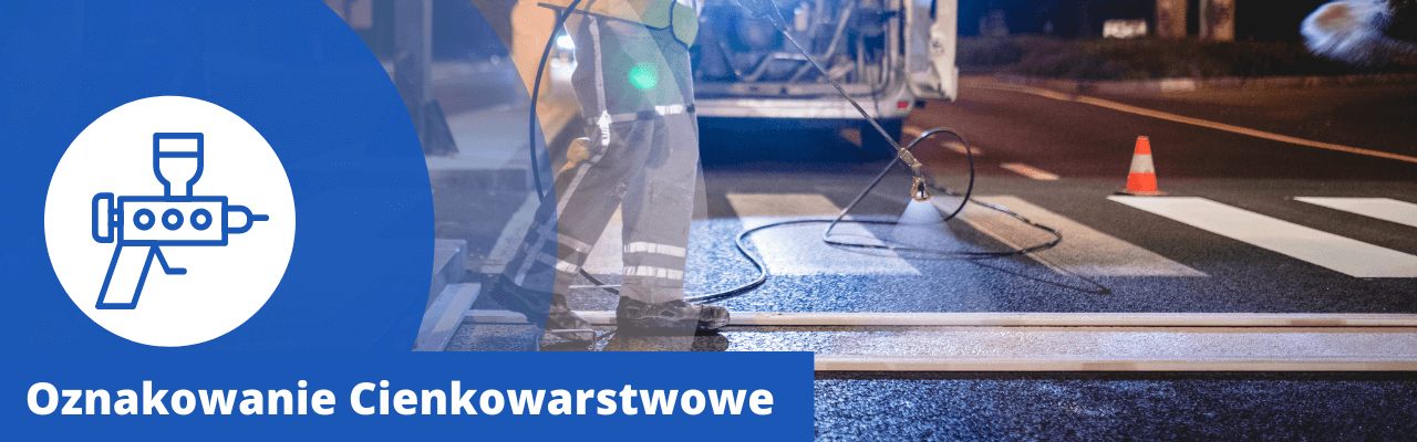 Oznakowanie poziome cienkowarstwowe